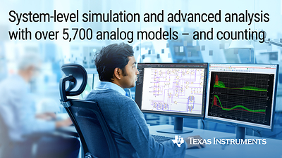 TI makes it easy to select, evaluate and verify components for new designs with new simulation and analysis tool from Cadence