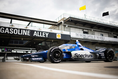 Spectrum will be the primary sponsor for Meyer Shank Racing’s No. 66 Honda Indy car driven by Marcus Armstrong for the 109th Indianapolis 500 on Sunday, May 25.