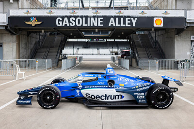 Spectrum will be the primary sponsor for Meyer Shank Racing’s No. 66 Honda Indy car driven by Marcus Armstrong for the 109th Indianapolis 500 on Sunday, May 25.