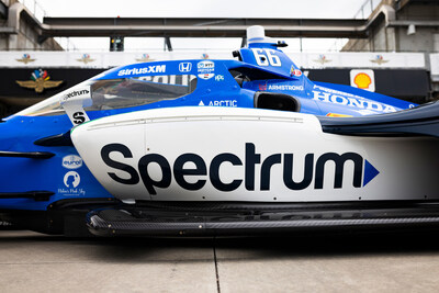 Spectrum will be the primary sponsor for Meyer Shank Racing’s No. 66 Honda Indy car driven by Marcus Armstrong for the 109th Indianapolis 500 on Sunday, May 25.