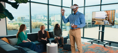Autodesk Workshop XR provides a hybrid approach to design reviews; teams can review projects together, in-real time via their desktop or virtual reality.