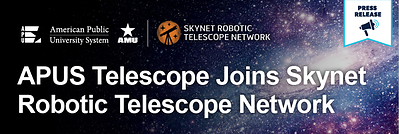 APUS Telescope Joins Skynet Robotic Telescope Network