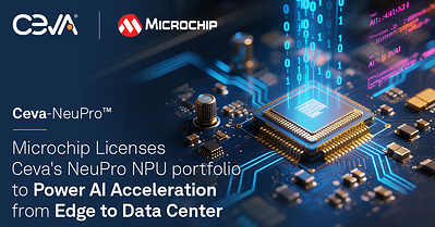Microchip’s selection of Ceva’s NeuPro family, spanning NPUs for the smallest embedded applications to those required for generative AI, reflects a strategic commitment to deliver AI as a native capability in billions of devices.