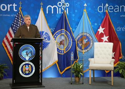 U.S. Army Gen. Paul M. Nakasone, commander of U.S. Cyber Command, director of the National Security Agency, and chief of the Central Security Service hosted a virtual welcome session for students, faculty and staff partners selected to participate in the inaugural CYBERCOM Academic Engagement Network event in February.