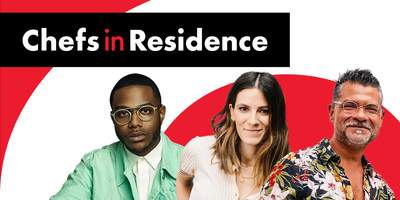 OXO Chefs in Residence Kwame Onwuachi, Eden Grinshpan, and Rick Martinez