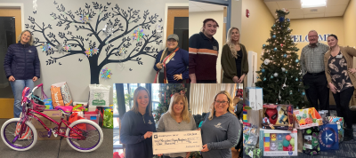 Washington Trust and its employees recently supported 40 Rhode Island-based community organizations during the holiday season through a combination of grant funding, toys, gifts, gift cards, and more. Donations benefited local families via organizations such as Adoption RI (left), the City of Warwick's 