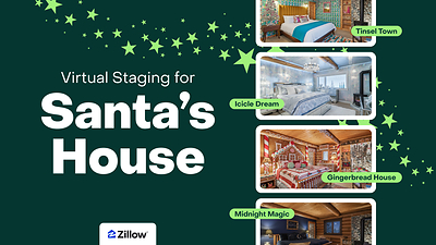 Santa’s House is back on Zillow with bold new holiday looks