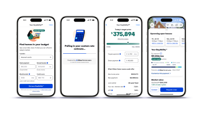 BuyAbility, an affordability tool powered by Zillow Home Loans, gives home shoppers a real-time, personalized estimate of the home price and monthly payment they can afford. New this summer is BuyAbility’s capacity to let buyers shop for homes that fit both their target price, based on their desired monthly payment, and their maximum budget, based on what they may qualify for.