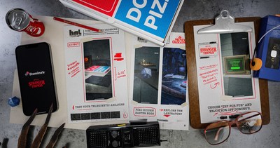 Domino’s is giving “Stranger Things” fans a special deal, just in time for the July 1 premiere of season four, volume two on Netflix. Fans who try Domino’s new mind ordering app for fun can receive a 20% off coupon to use on their next online menu-price order.