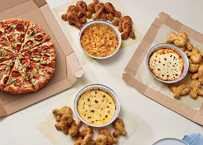 Domino’s newest side item, Oven-Baked Dips, pair perfectly with Bread Twists. Customers can choose from Baked Apple, Five Cheese and Cheesy Marinara Dip.