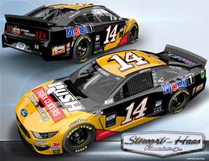 The No. 14 Rush Truck Centers/Mobil 1 Ford Mustang