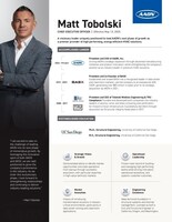 Dr. Matt Tobolski, incoming CEO, effective May 13, 2025.