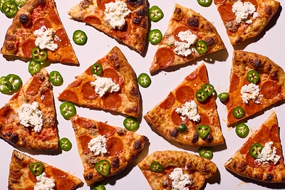 Bold, zesty, and packed with heat! New Margherita Jalapeño Pepperoni provides a fiery twist to menu favorites like New York style pizza.