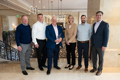 Caption: Mike Sweet, President Ben E. Keith and IFDA Chairman presents Overall Winner Award to Smithfield Culinary.

Pictured: Mike Sweet, President Ben E. Keith and IFDA Chairman; Art Michaels, Vice President Foodservice: Distributive, Corporate Accounts, Noncommercial & Sales Operations Smithfield; Jim Martin, Vice President, Foodservice Sales Smithfield; Amy Shesto, Senior Director Corporate Account Sales Smithfield; Dan Brostowicz, Director of Sales Smithfield and Mark Allen, President & CEO IFDA