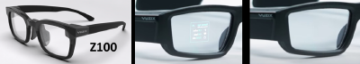 Vuzix Z100 Smart Glasses and Incognito technology will be demoed at MWC24