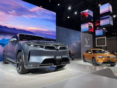 VinFast VF 8 and VF 9 all-electric SUVs