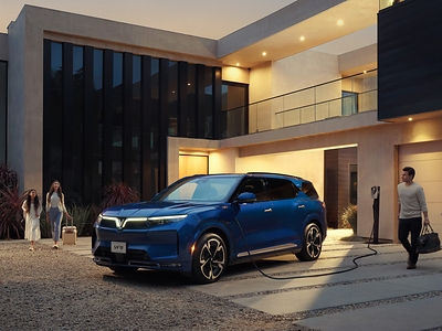 VinFast VF 9, the full-size e-SUV is currently available in the US.