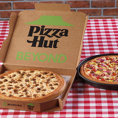 Pizza Hut has partnered with Beyond Meat® to become the first national pizza company to bring a plant-based meat pizza to the masses with the nationwide launch of new Beyond Pan Pizzas - the Beyond Italian Sausage Pizza and the Great Beyond Pizza.
