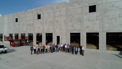 Ollie’s team along with state and city officials from Princeton, Illinois gathered to celebrate a construction milestone of their first Midwest distribution center scheduled to open in 2024.