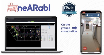 Powered by iTwin, Nearabl’s world-class indoor navigation accuracy and augmented reality visualization lays the groundwork for the metaverse of the built world.