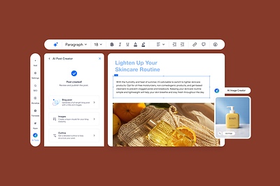 The suite of AI-powered tools for the blog is designed to provide users with simple solutions to create blogs and build their content library.