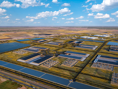 Rendering of the Fermi America™ Private HyperGrid™ Campus