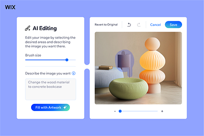 The AI Image Editor enables users to add/or replace an image, or a portion of it, making it easier to have high-quality images that match their intended aesthetic.