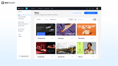 Manage clients, projects, and multiple teams all from within one powerful dashboard.