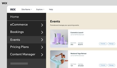 Developers can run multiple business streams from within Wix’s comprehensive management platform.
