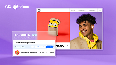 Wix business owners can fulfill orders in the same place they manage products, inventory, and other aspects of their business.