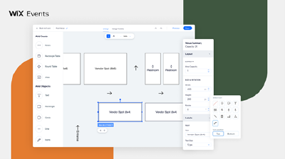 Create customized seating maps according to specific venue spaces, with any variation of seating.