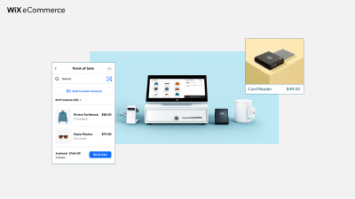Accept secure in-person payments of goods and services in store, online and on the go with Wix POS System