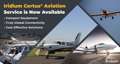 Iridium Certus Aviation Service is Now Available