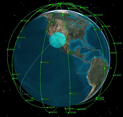 A rendering of the Iridium payload to be hosted by another LEO constellation on behalf of the U.S. Army.