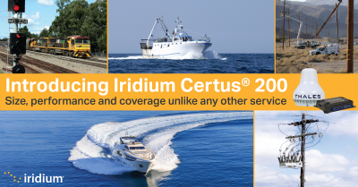 Introducing the Iridium Certus 200 service.