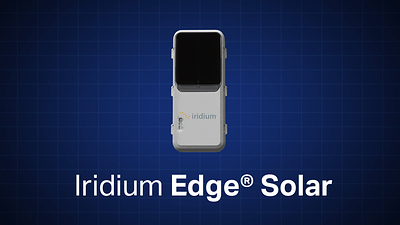 The Iridium Edge Solar is an intelligent, secure, and maintenance-free solar-powered remote asset manager. (164.2 mm X 71.2 mm x 32.9 mm - L x W x H)
