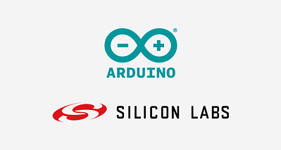 Silicon Labs and Arduino Logos. Credit: Arduino