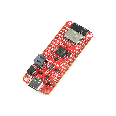 Pictured: The SparkFun Thing Plus Matter Board, the first development board of its kind to integrate SparkFun’s Qwiic system with Matter-based protocol.