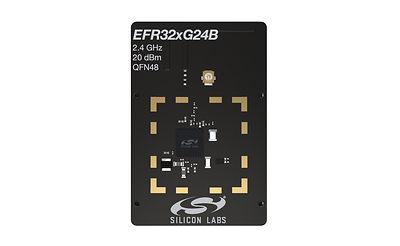 The development board for the new BG24 and MG24 SoCs, with the integrated 20-bit ADC and numerous external sensors, is the ideal platform for developing AI/ML solutions. The built-in AI/ML hardware accelerator enables up to 4X faster processing of machine learning algorithms with up to 6X lower power consumption. (Photo credit: Silicon Labs)