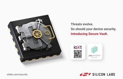 Silicon Labs Secure Vault is here, featuring cutting-edge IoT device security. Secure Vault products have earned Arm PSA Certified Level 2 security certification as well as IoXt Alliance SmartCert IoT security.