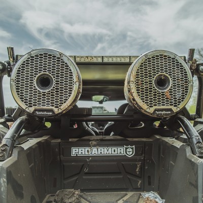Rockford Fosgate M2WL-10HB 10-inch tower speaker for use on UTV bars 1.5 - 3 inches. Available in black or white.