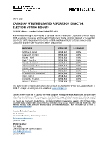 CUL Director Voting Results 2025 (CNW Group/Canadian Utilities Limited)