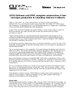 ATCO EnPower and CPKC complete construction of two hydrogen production & refuelling stations in Alberta (CNW Group/ATCO Ltd.)