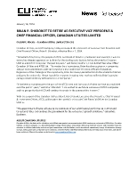Brian Shkrobot Retirement Announcement (CNW Group/CU Inc.)