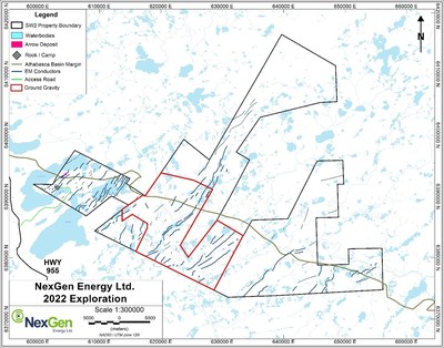 Figure 6: 2022 Geophysical Program Planned for SW2 (CNW Group/NexGen Energy Ltd.)