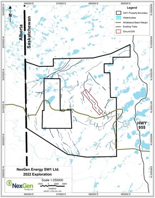 Figure 5: 2022 Geophysical Program Planned for SW1 (CNW Group/NexGen Energy Ltd.)