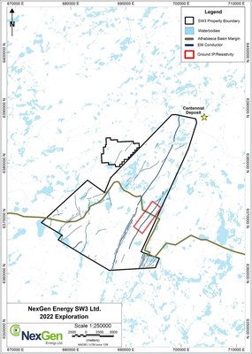 Figure 7: 2022 Geophysical Program Planned for SW3 (CNW Group/NexGen Energy Ltd.)