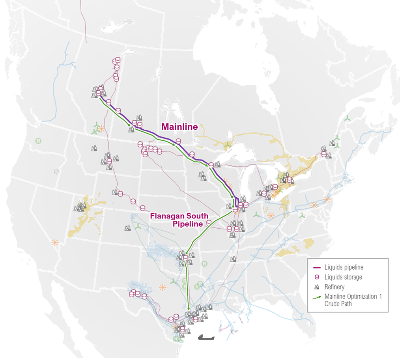 Mainline optimization crude path (CNW Group/Enbridge Inc.)