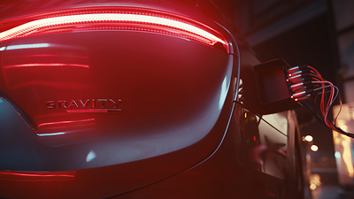 Lucid Gravity undergoes testing at a remote government facility in Lucid’s latest creative campaign, ‒Driven.–