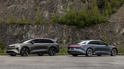 The award-winning Lucid Air and groundbreaking Lucid Gravity SUV are both assembled at Lucid's state-of-the-art, vertically integrated factory in Arizona.